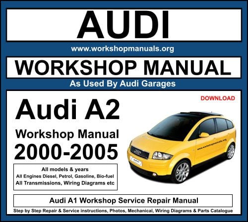 Audi a2 1.2/1.4 litros de reparación manual 98-02 