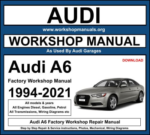 #OFFICIAL Workshop Manual Service & Repair AUDI A6 C6 2004-2011 