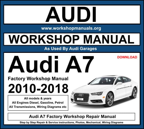 Audi A7 Workshop Repair Manual