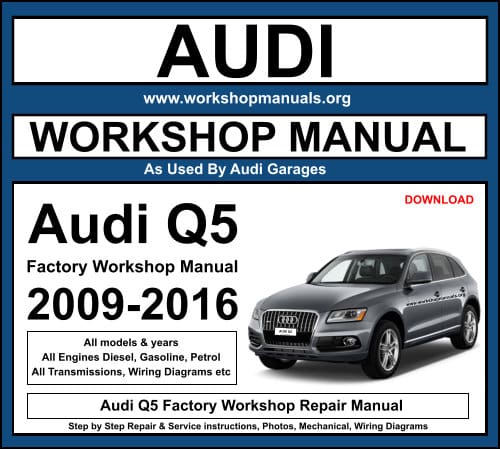 Audi Q5 Workshop Repair Manual