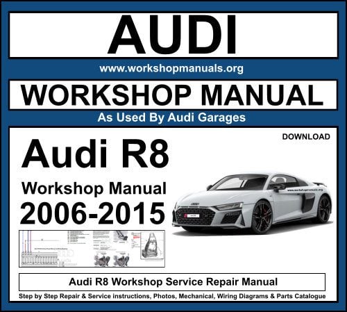 Audi R8 Manual And Service Manual
