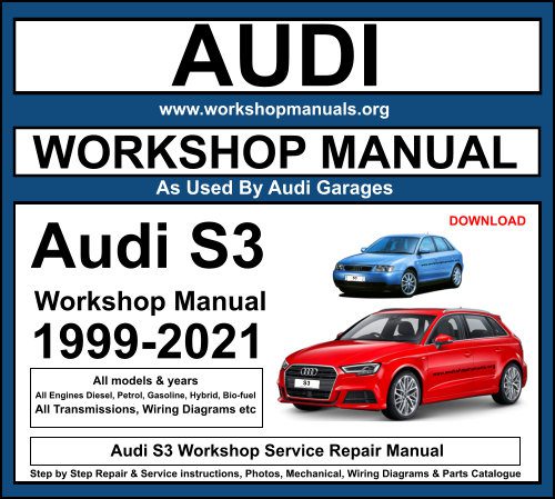 Audi S3 Workshop Service Repair Manual