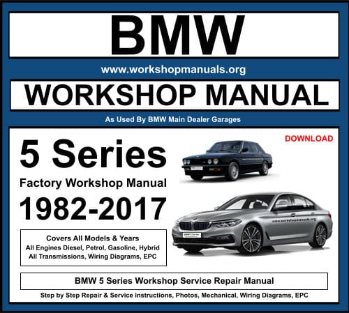 BMW 5 Series Workshop Repair Manual