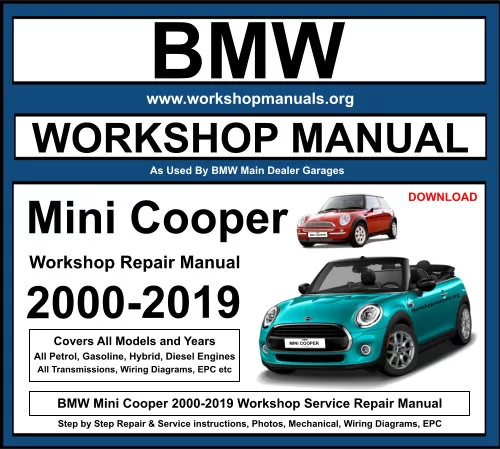 BMW Mini Cooper 2000-2019 Workshop Repair Manual Download