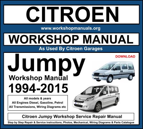 Citroen Jumpy Workshop Service Repair Manual