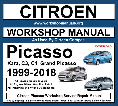 Citroen Picasso Workshop Service Repair Manual