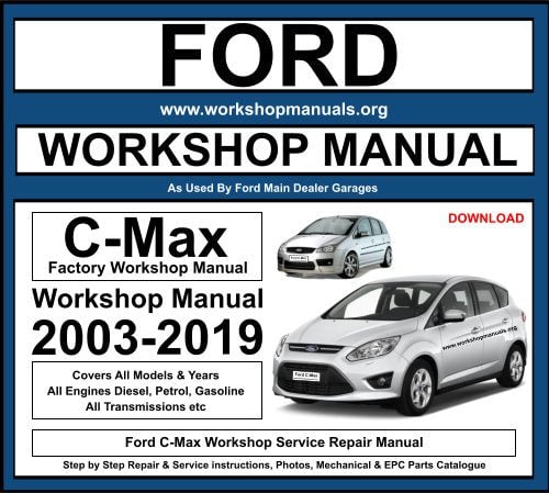 Ford C-Max Repair Manual Haynes Manual  Workshop Service Manual 2003-2010 4900 