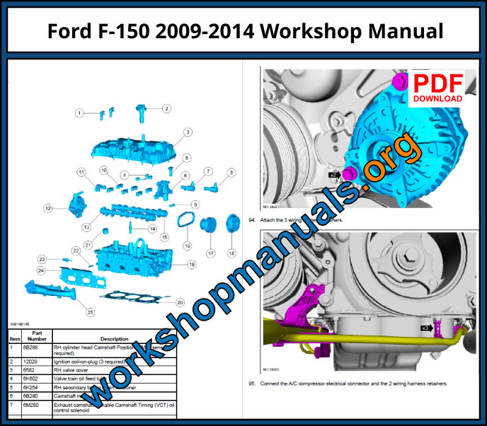 Ford F-150 2009-2014 Workshop Repair Manual Download