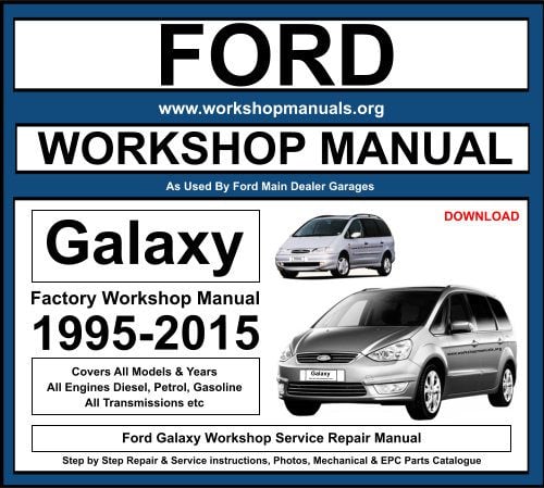 Ford Galaxy Workshop Repair Manual