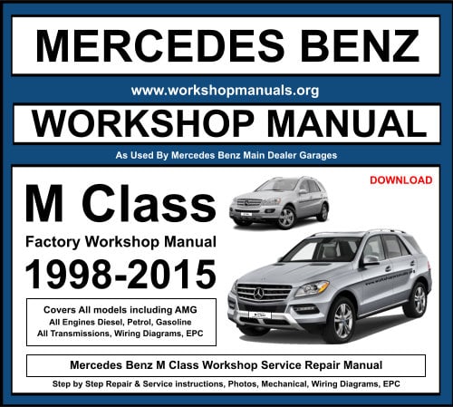 Mercedes Benz M Class Workshop Repair Manual