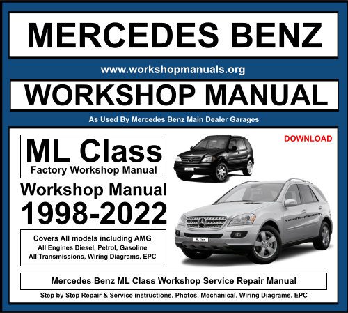 Mercedes Benz ML Workshop Repair Manual