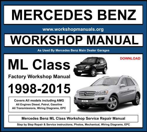 Mercedes Benz ML Workshop Repair Manual