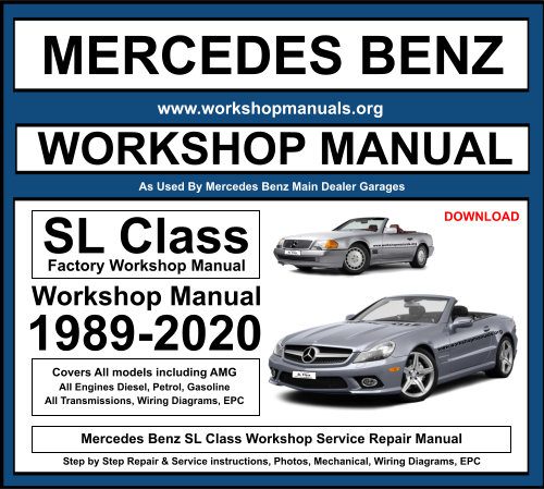 Mercedes Benz SL Workshop Repair Manual