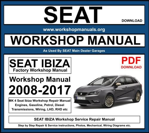 SEAT IBIZA Workshop Service Repair Manual