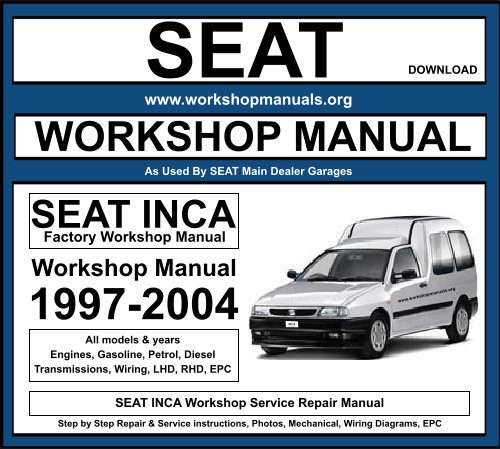 SEAT INCA Workshop Service Repair Manual