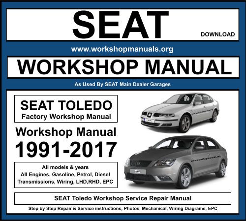 SEAT Toledo Workshop Service Repair Manual