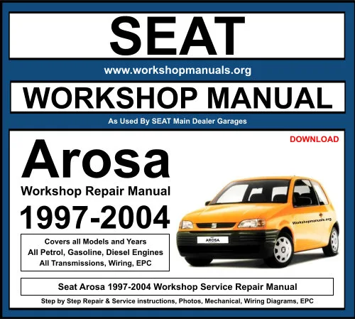 Seat Arosa 1997-2004 Workshop Repair Manual Download