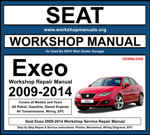 Seat Exeo 2009-2014 Workshop Repair Manual Download