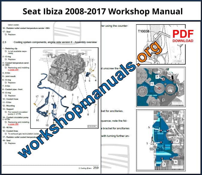 Seat Ibiza 2008-2017 Workshop Repair Manual Download PDF