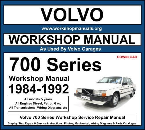 Volvo 700 Series Workshop Service Repair Manual