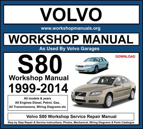 Volvo S80 Series Workshop Service Repair Manual