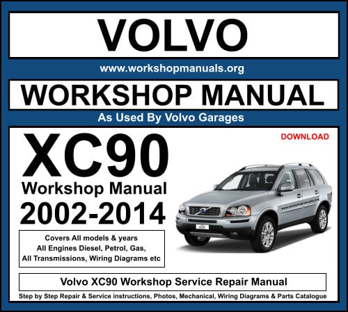 VOLVO XC90 2007 2008 2009 2010 2011 FACTORY SERVICE WORKSHOP REPAIR FSM MANUAL 