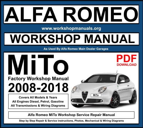 Alfa Romeo MiTo PDF Workshop Repair Manual