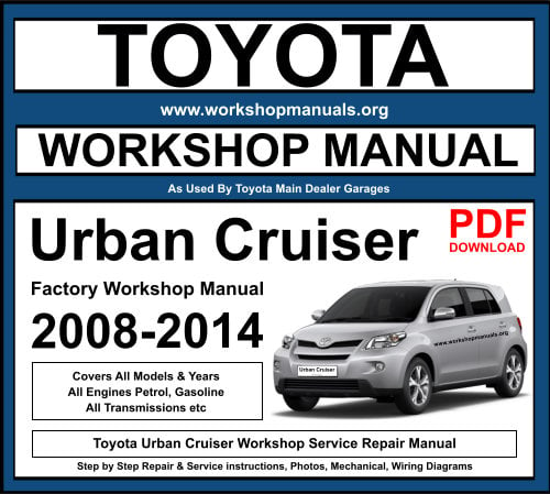 Toyota Urban Cruiser Workshop Repair Manual