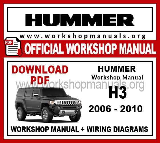 Hummer H3 workshop service repair manual