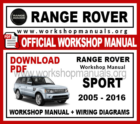 Range Rover Manual Sport Workshop Download