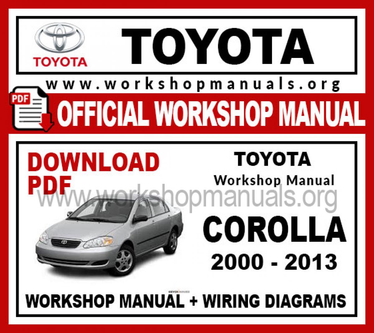 Toyota Corolla Workshop Repair Manual Workshop Manuals