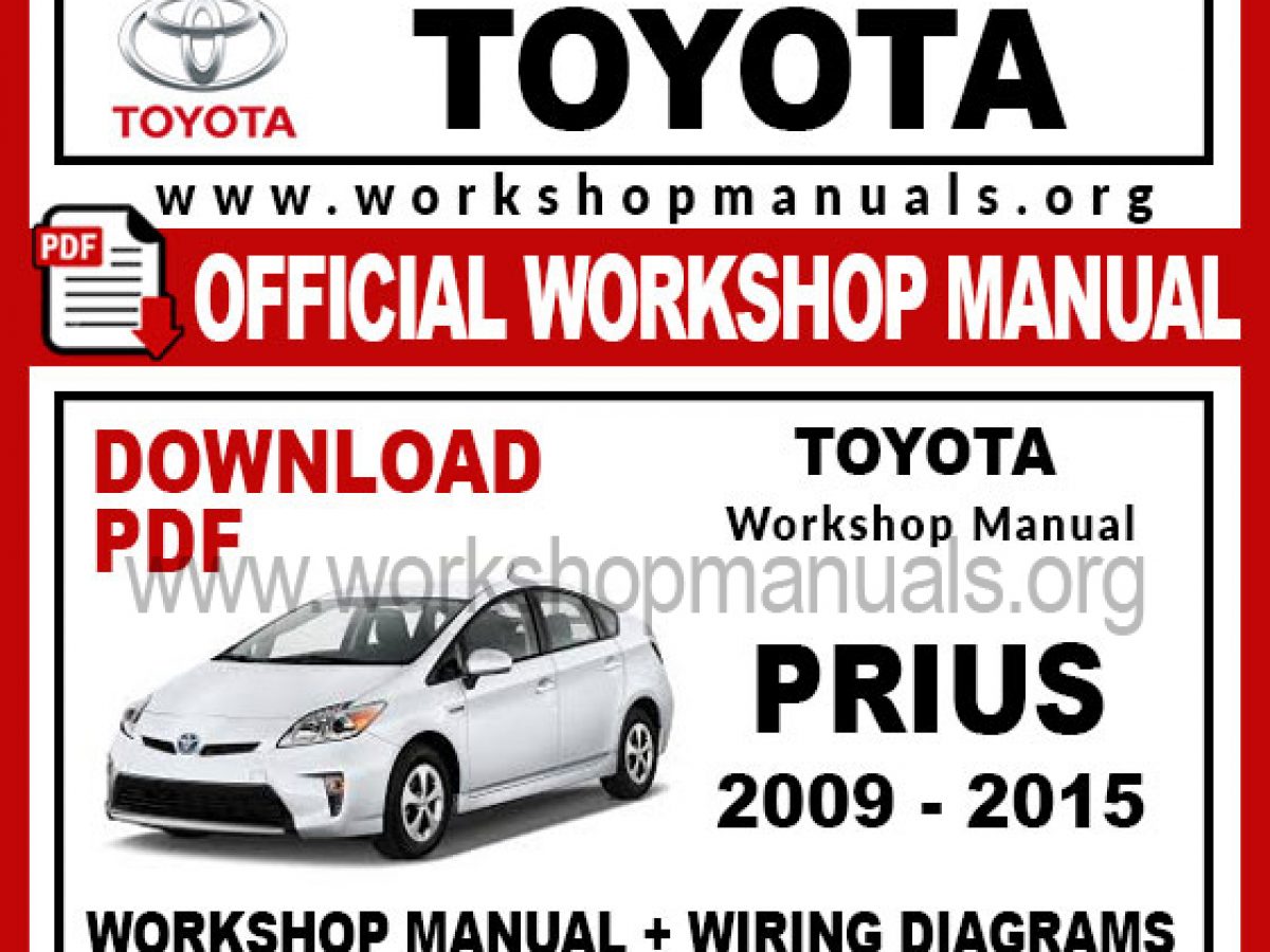 Toyota Prius Workshop Repair Manual Workshop Manuals