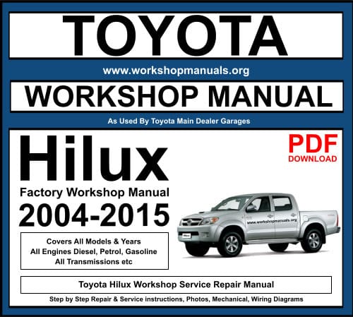 Toyota Hilux Workshop Repair Manual