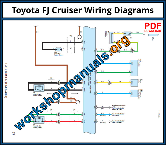 Workshop Manual Toyota FJ Cruiser 2014 Includes Electrical Wiring Diagrams 