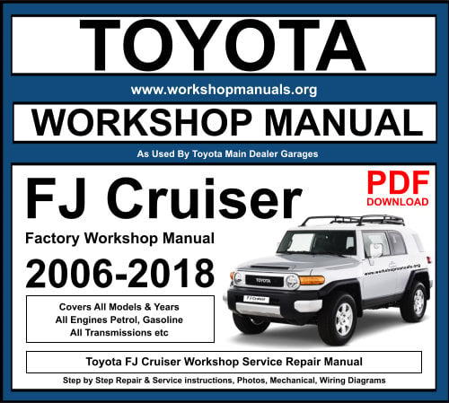 Toyota FJ Cruiser Workshop Repair Manual