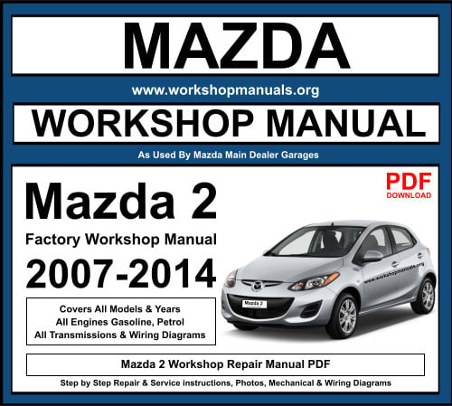 Mazda 2 Workshop Repair Manual PDF