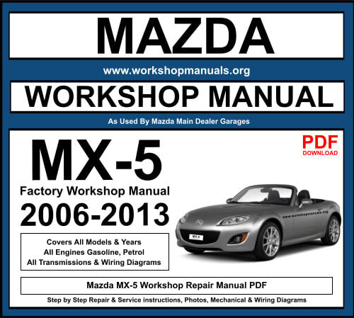 Mazda MX-5 Workshop Repair Manual PDF