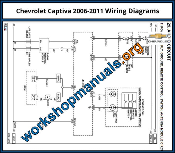 Chevrolet Captiva 2006 2011 Workshop Repair Manual Download