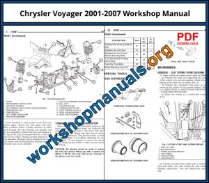 chrysler voyager manual pdf