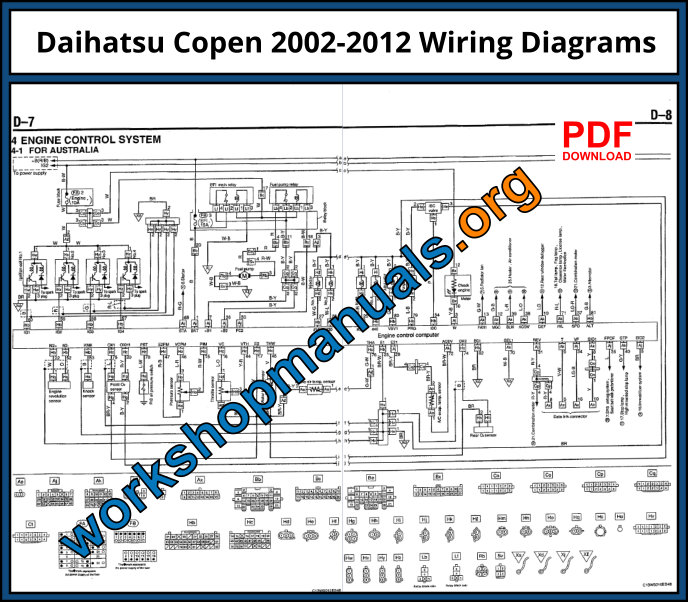 Daihatsu Copen 2002-2012 Wiring Diagrams Download