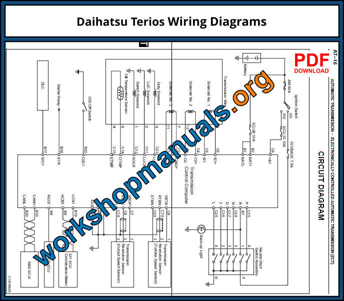 Daihatsu Terios Wiring Diagrams Download PDF