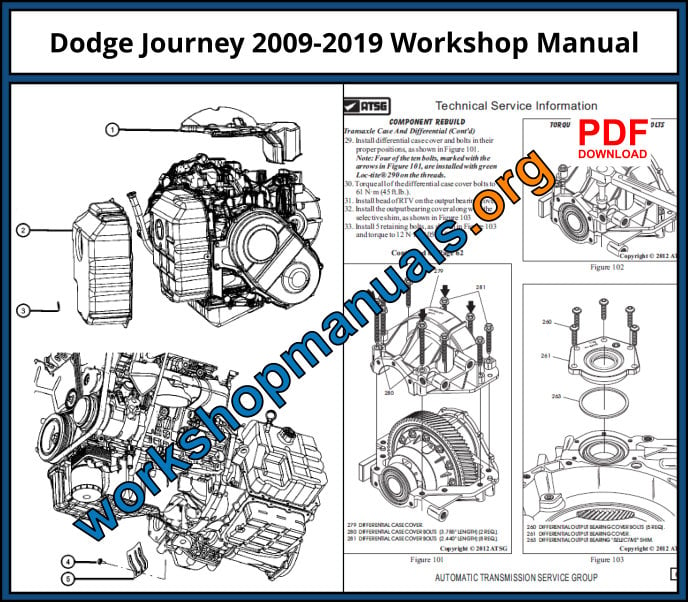 dodge journey 2012 service manual