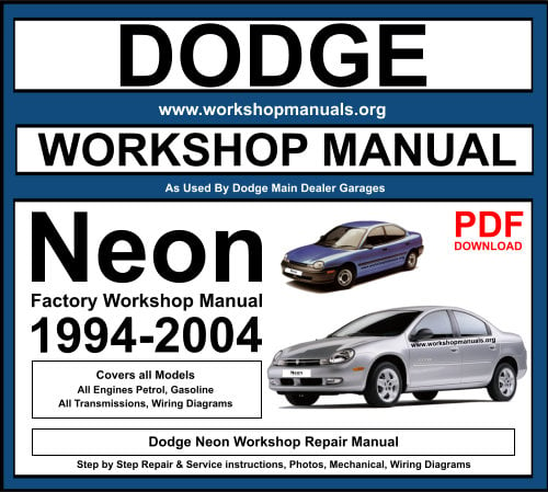 2003 dodge neon service manual pdf download