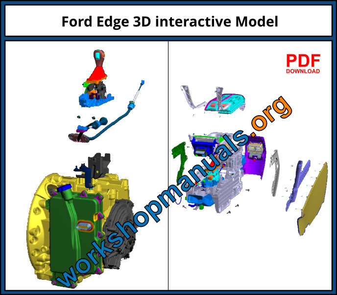 Ford Edge Interactive 3d model Download