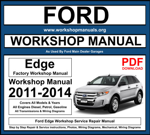 2017 FORD EDGE Workshop Service Shop Repair Information Manual ON CD NEW 