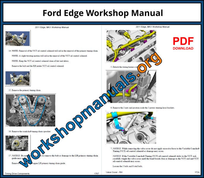 Ford Edge Workshop Repair Manual Download