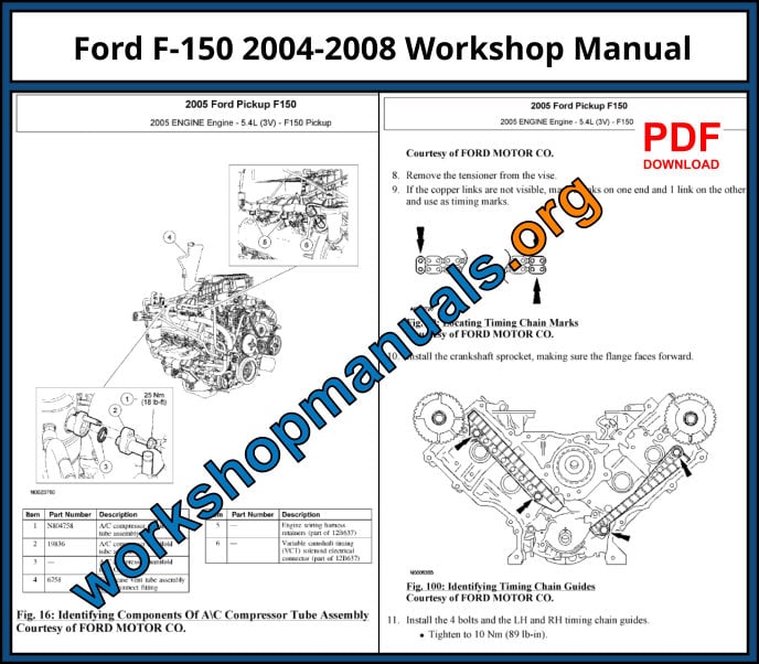 Ford F-150 2004-2008 Workshop Manual