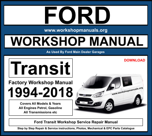 Ford Transit Workshop Repair Manual