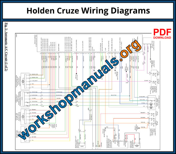 Holden Cruze Wiring Diagrams