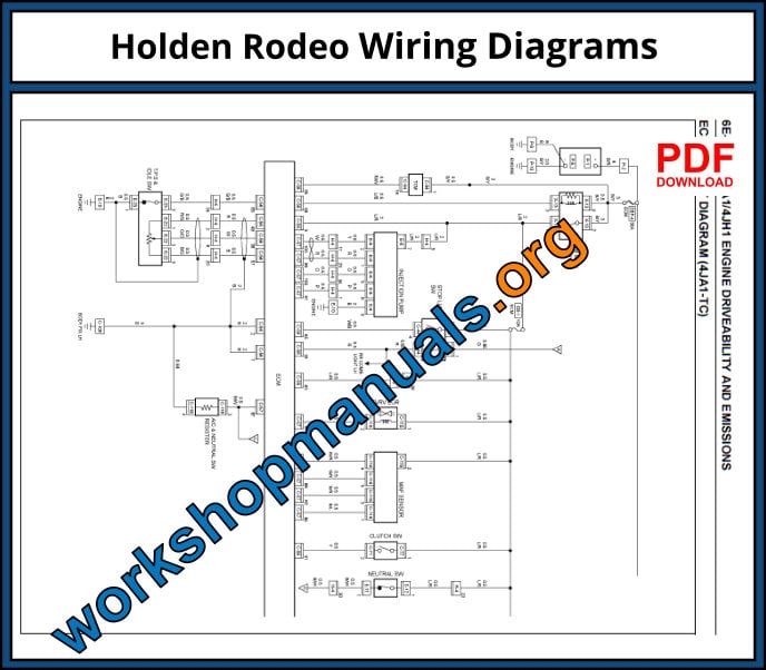 Holden Rodeo Wiring Diagrams